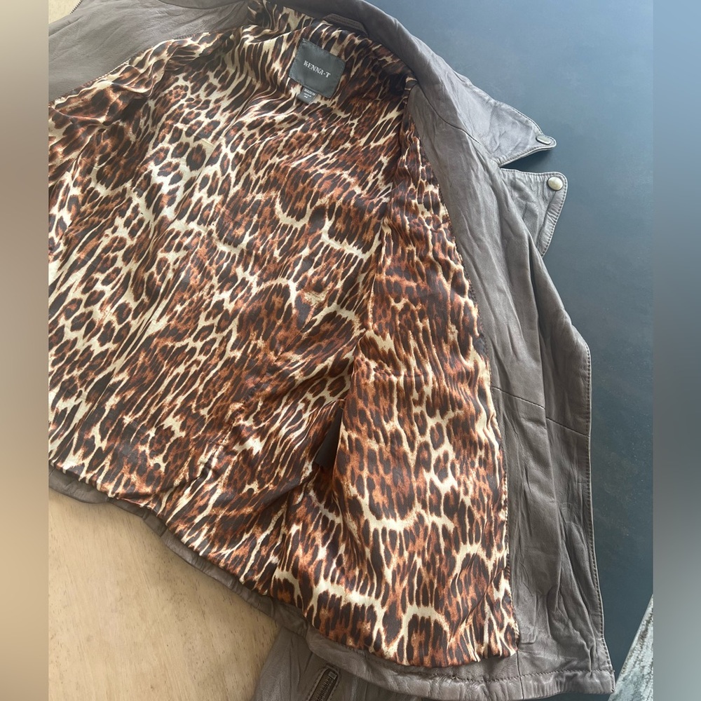 Women’s KENNA-T leather jacket - Picture 8 of 11